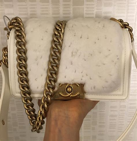 chanel boy bag gold chain price